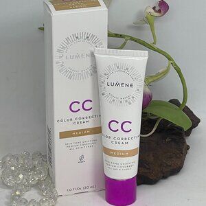 Lumene CC Color Correcting Cream - Medium - 1 fl oz/30 ml Full Size - New in Box